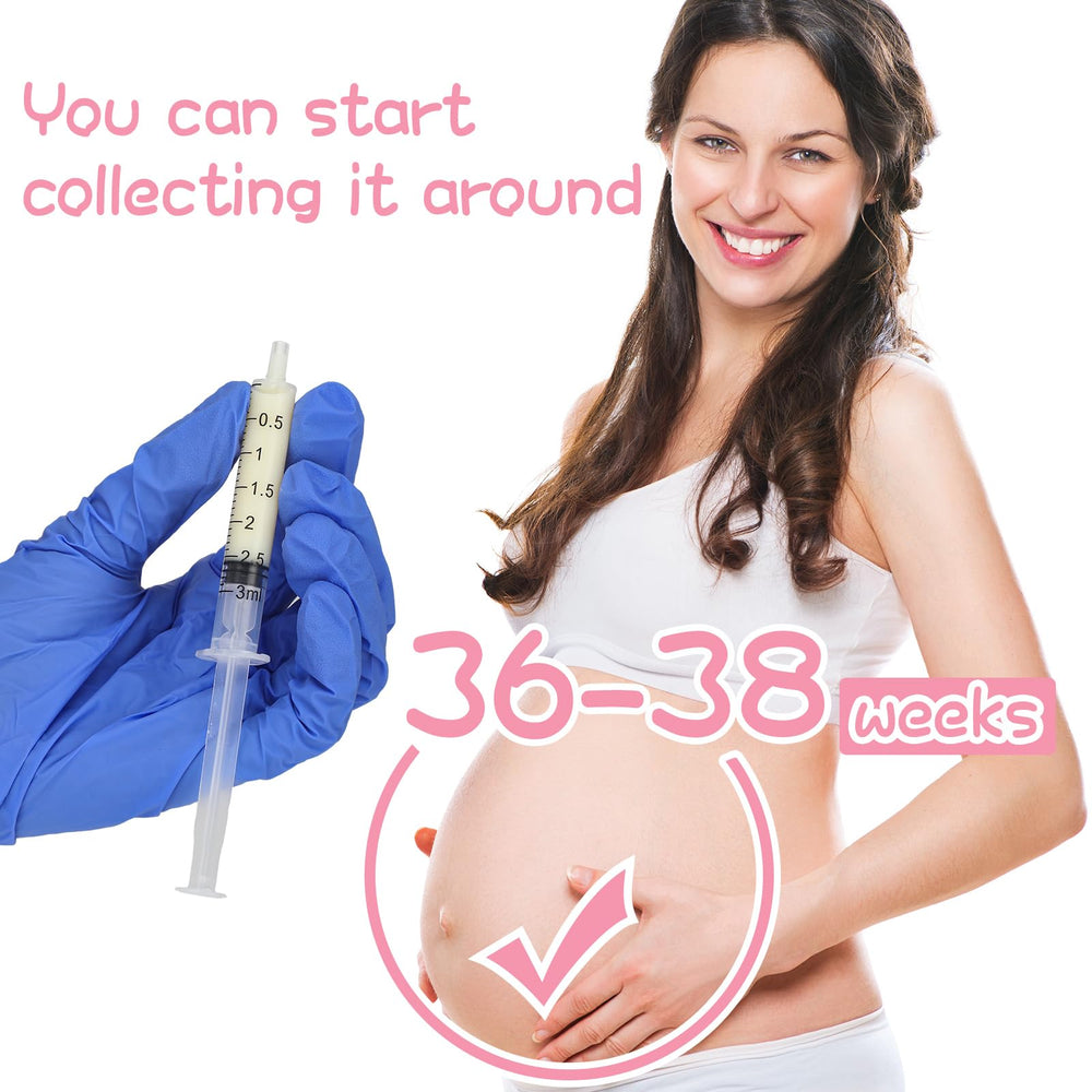 TrelaCo syringe vacuum-collection tip supports efficient expressed colostrum capture.