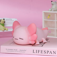 Tremdwoto Axolotl Night Light shows a cute smile for cozy bedtime ambience