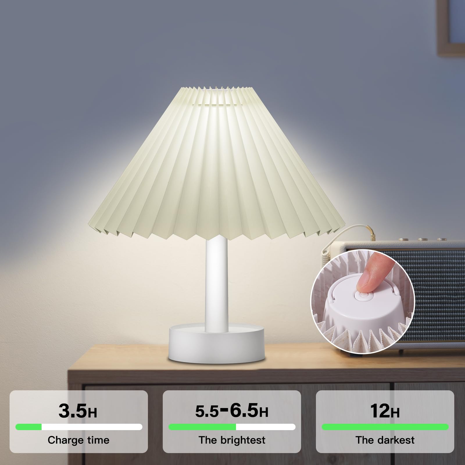 Tremdwoto cute bedside night light adds warm ambience to kids' rooms.