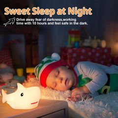 Tremdwoto Shark Night Light close-up of control switch for easy use