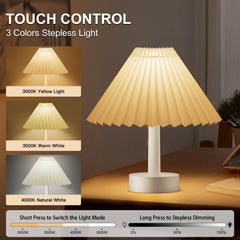 Tremdwoto cordless night light features stepless dimming for precise brightness control.
