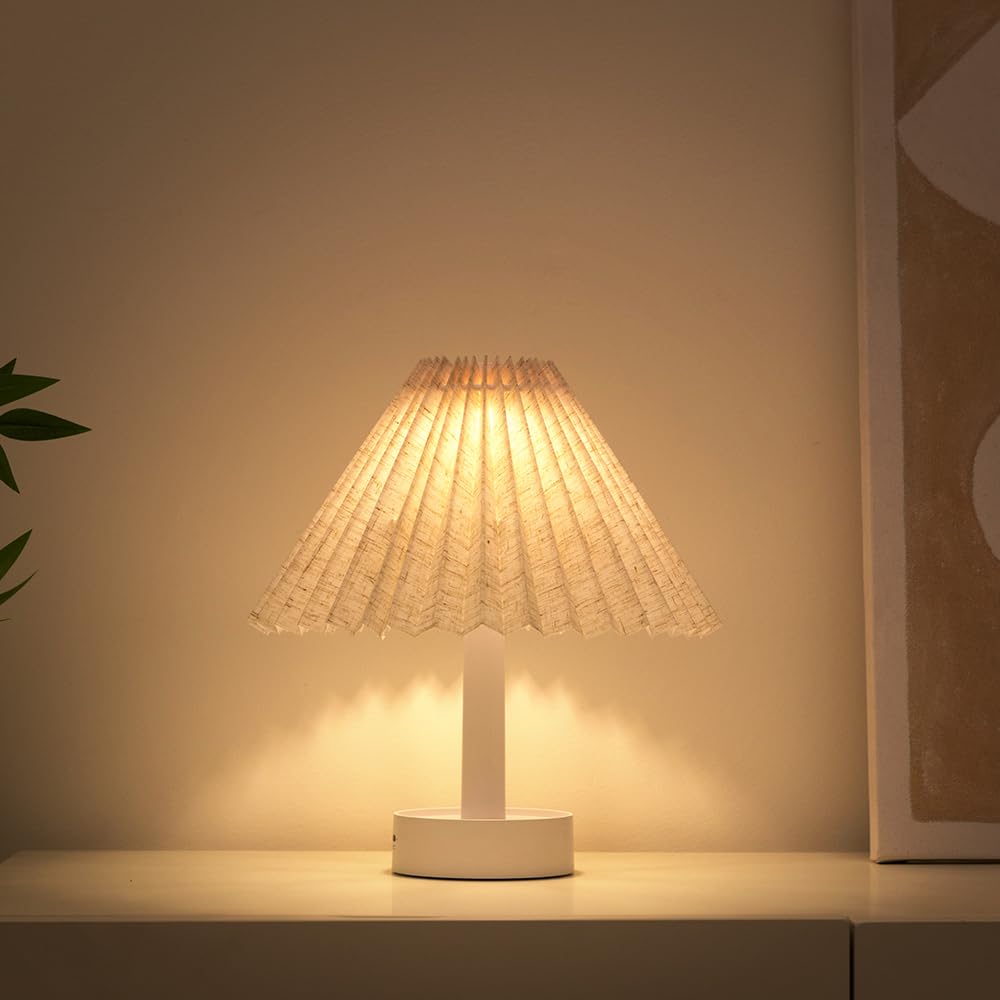 Tremdwoto USB rechargeable nursery lamp keeps late-night tasks simple and cordless.