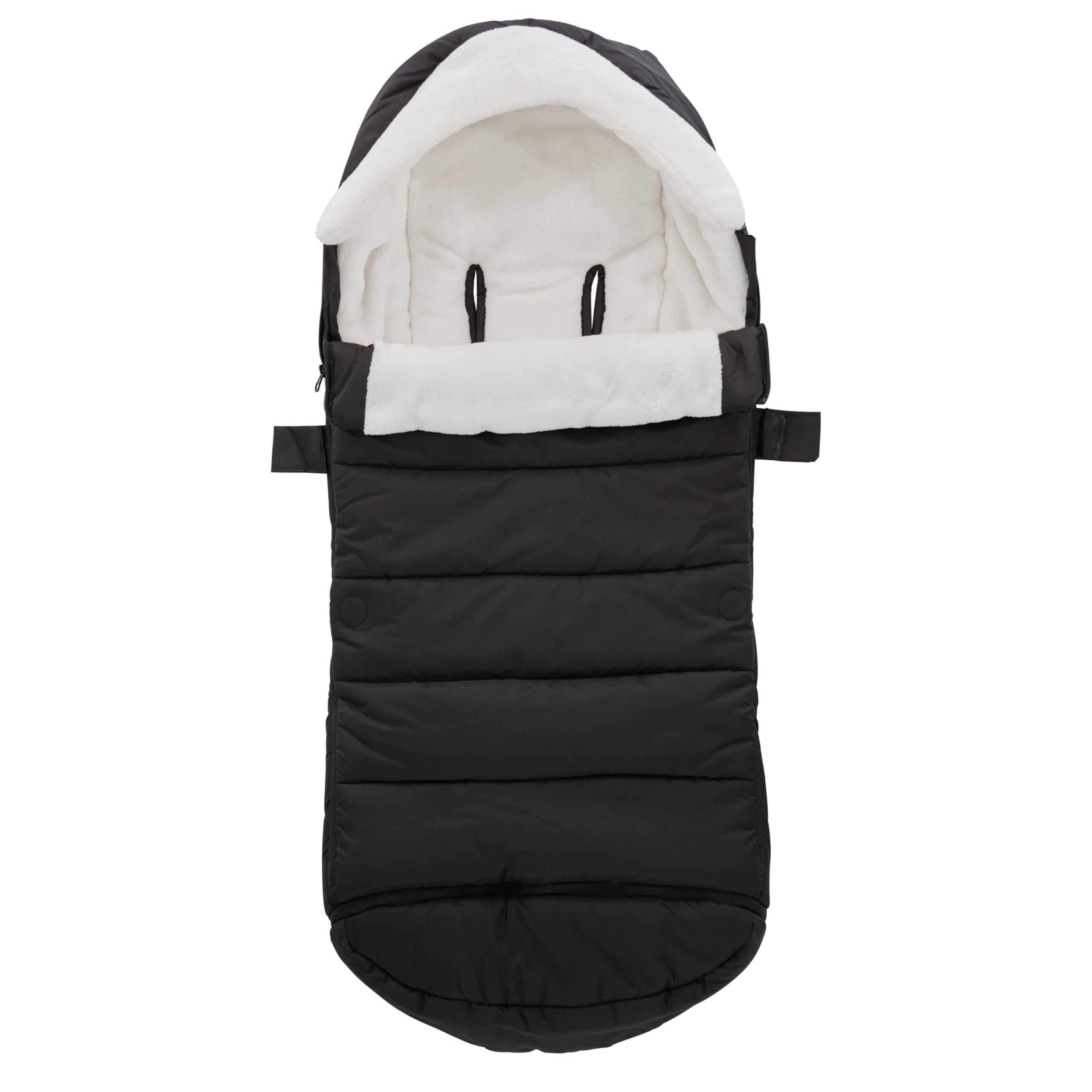 TrendHub Bunting Bag for UPPAbaby hood coverage keeps baby warm on cold strolls.