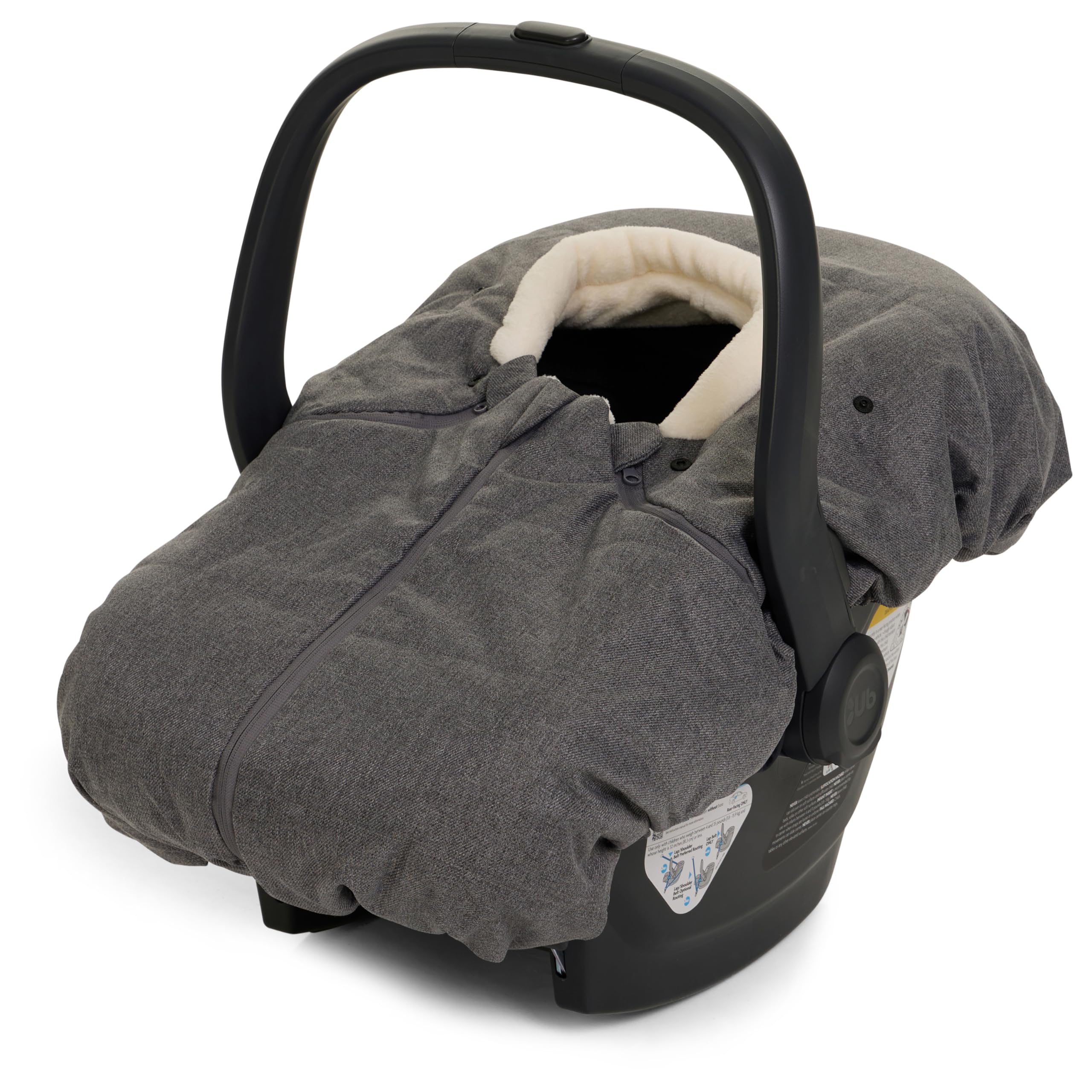 TRENDHUB Buntting Bag aria compatibility for secure outdoor strolls in cold weather
