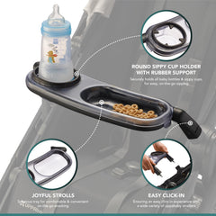 TRENDHUB snack tray removable top for easy cleaning and quick refresh.