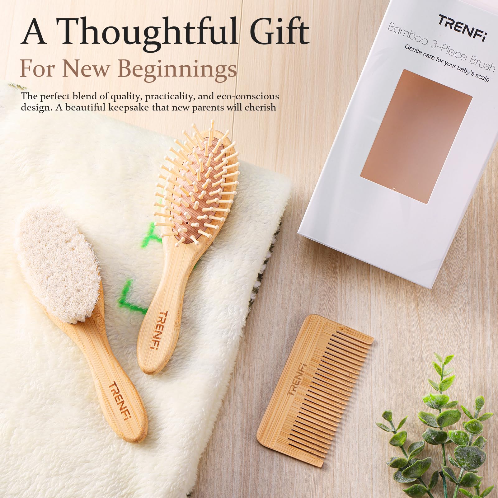 TRENFI bamboo baby gift box image showcasing registry-ready packaging
