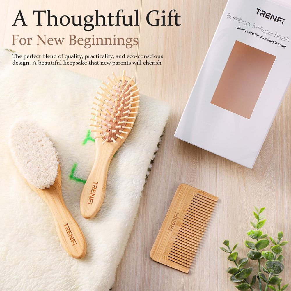 TRENFI bamboo baby gift box image showcasing registry-ready packaging