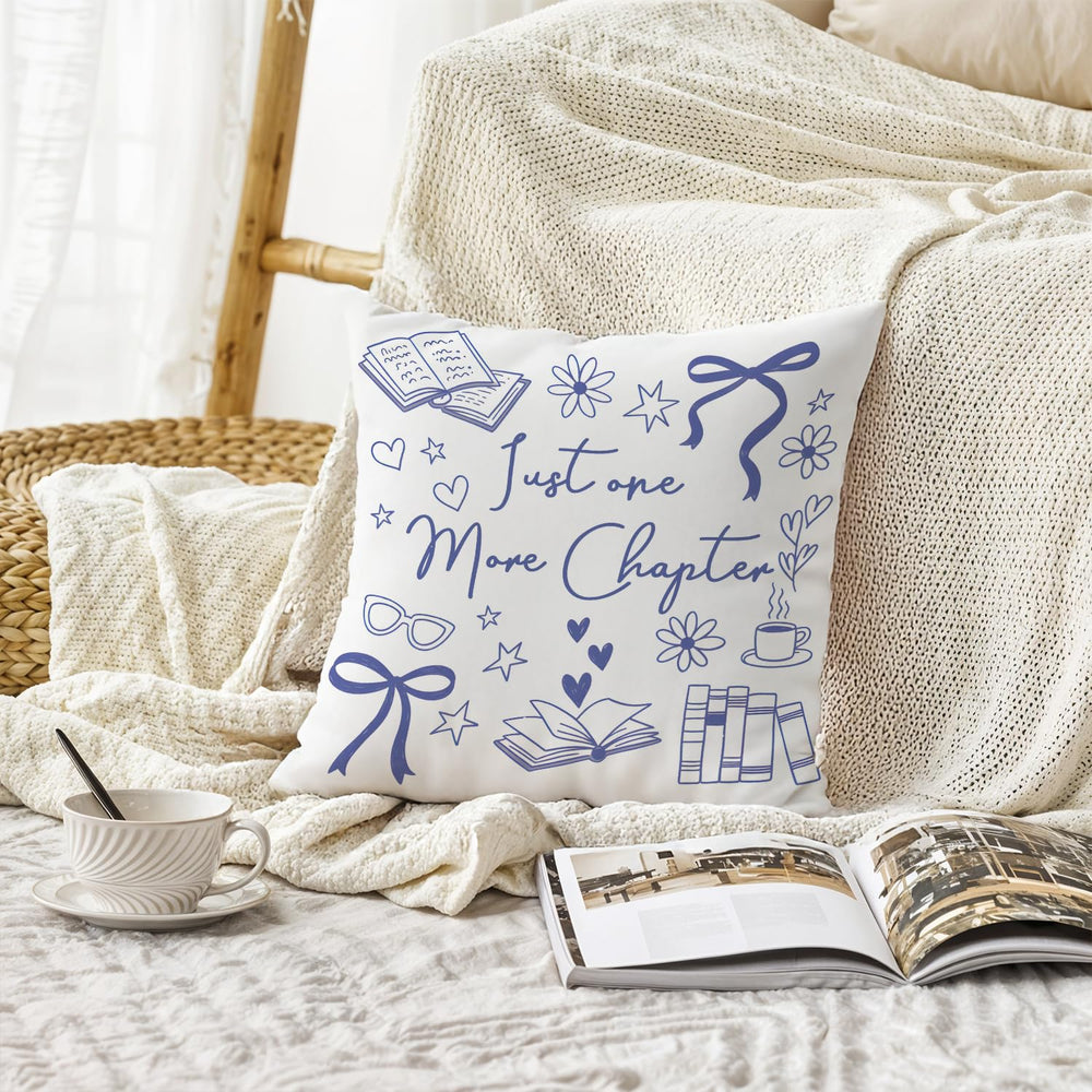 Trenstise book lover decor pillow adds warmth to living rooms