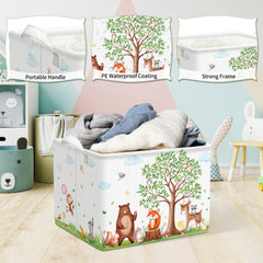 TREWAVE basket in easy-clean polyester supports quick wipe-downs