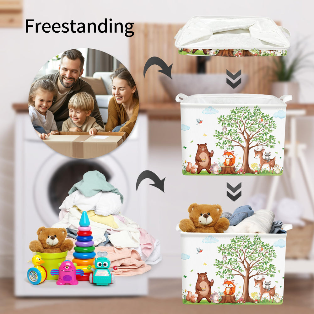 TREWAVE woodland basket makes a charming nursery decor and thoughtful gift