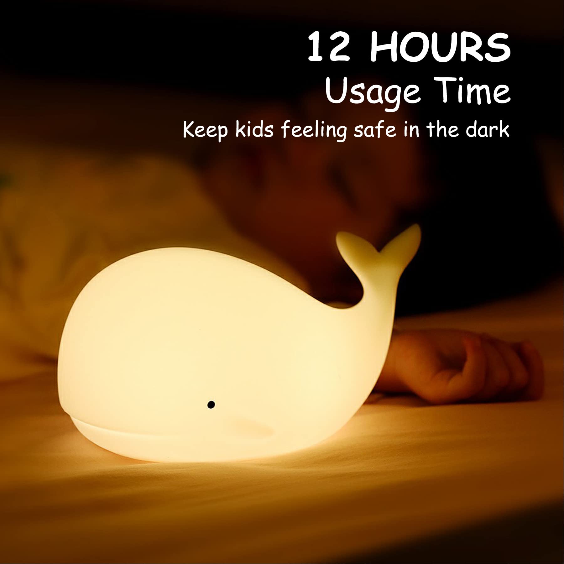 TriPro Whale Night Light makes a thoughtful gift for kids and moms