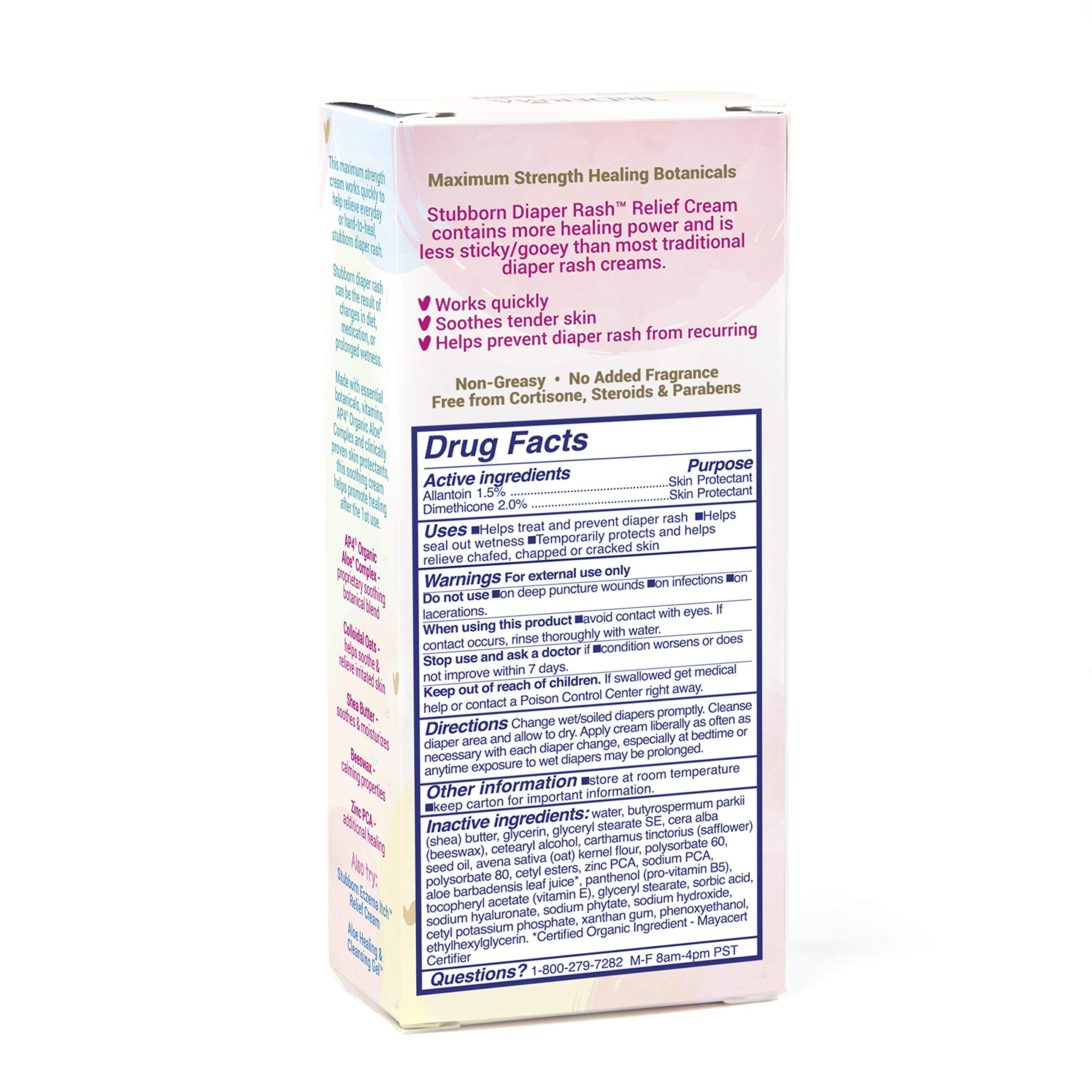 TriDerma diaper rash cream with cloth diapers compatibility in a real-life change.