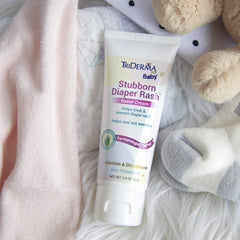 TriDerma diaper rash cream sterile squeeze tube ready for mess-free application.