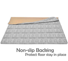 Triluby Splat Mat anti-slip back stays in place on any surface