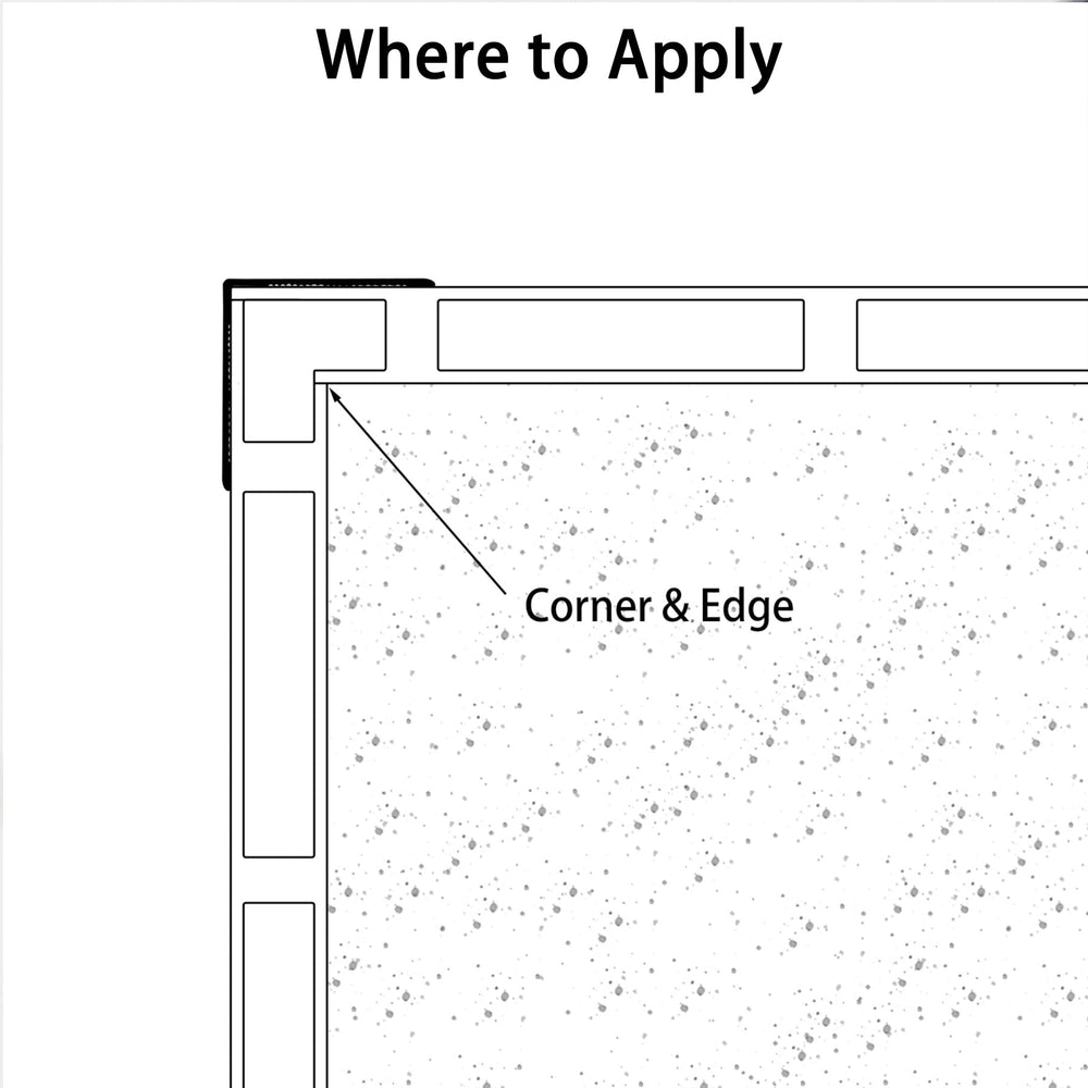 Trimold 3-pack long corner guards arrive with protective film and ready-to-install appeal.