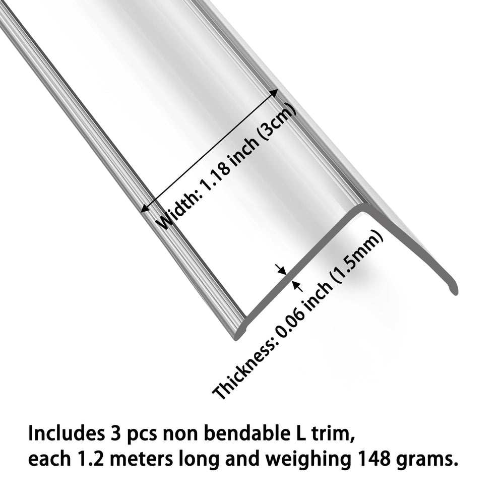 Trimold adhesive-back corner guard enables quick, tool-free installation