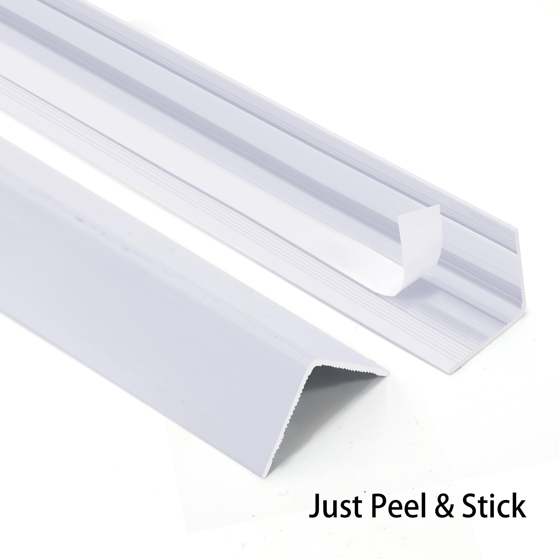 Trimold 90-degree-angle corner guard aligns precisely for seamless edge protection.