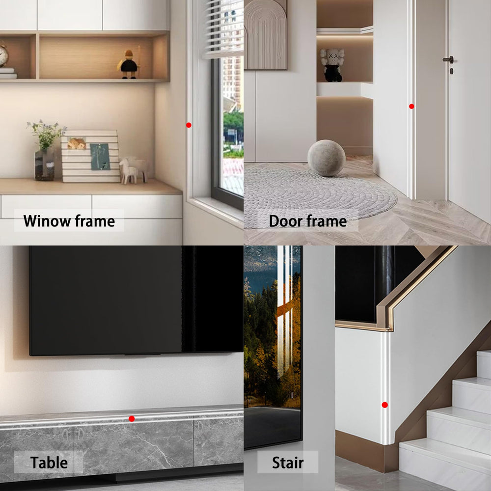 Trimold clear corner guards are easy to wipe-clean and maintain