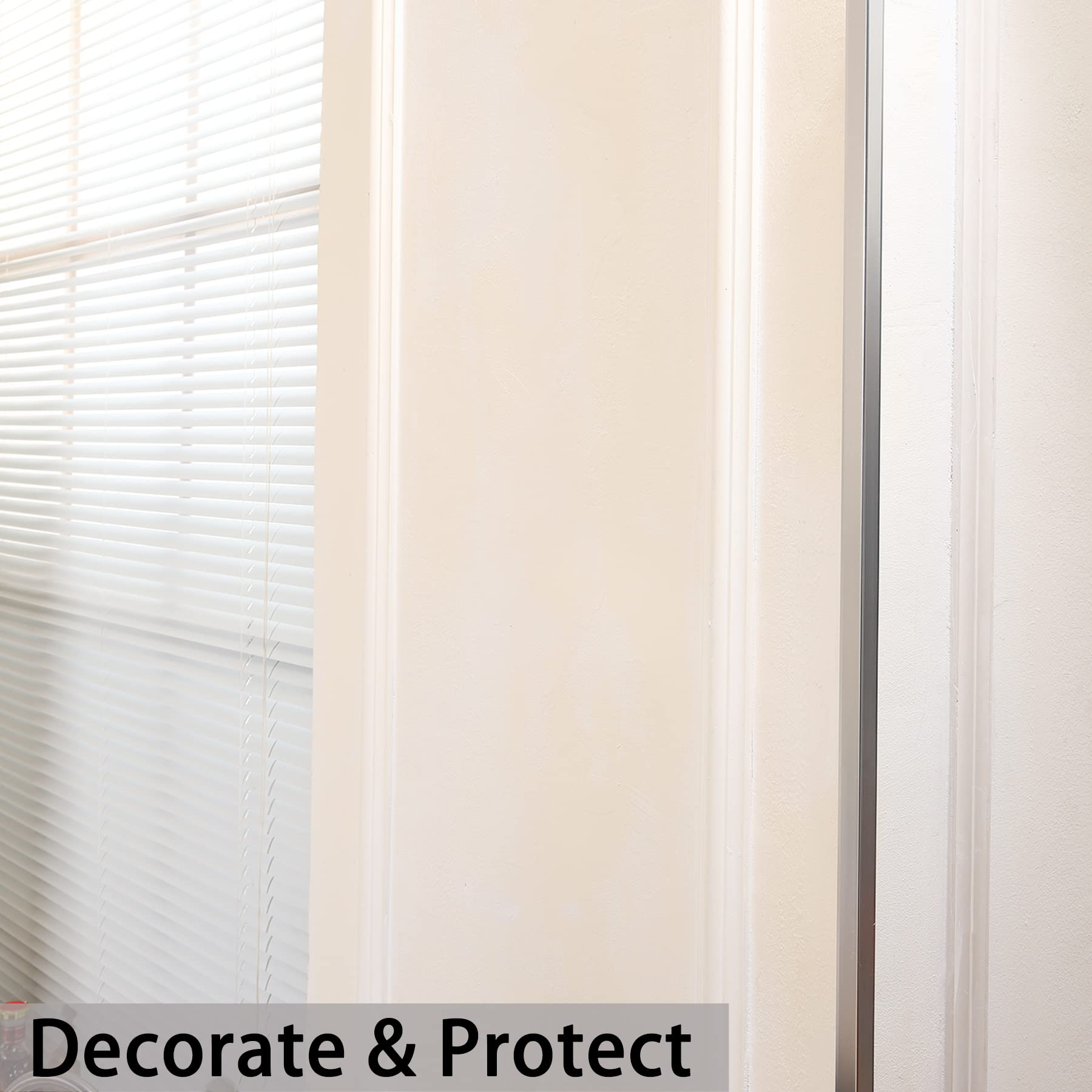 Trimold L-molding protects doors, cabinets, and baseboards in kitchens, offices, hospitals.