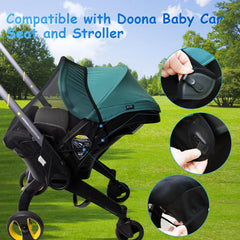 tripdaily mosquito net-breathable-mesh keeps baby cool and comfortable on outings