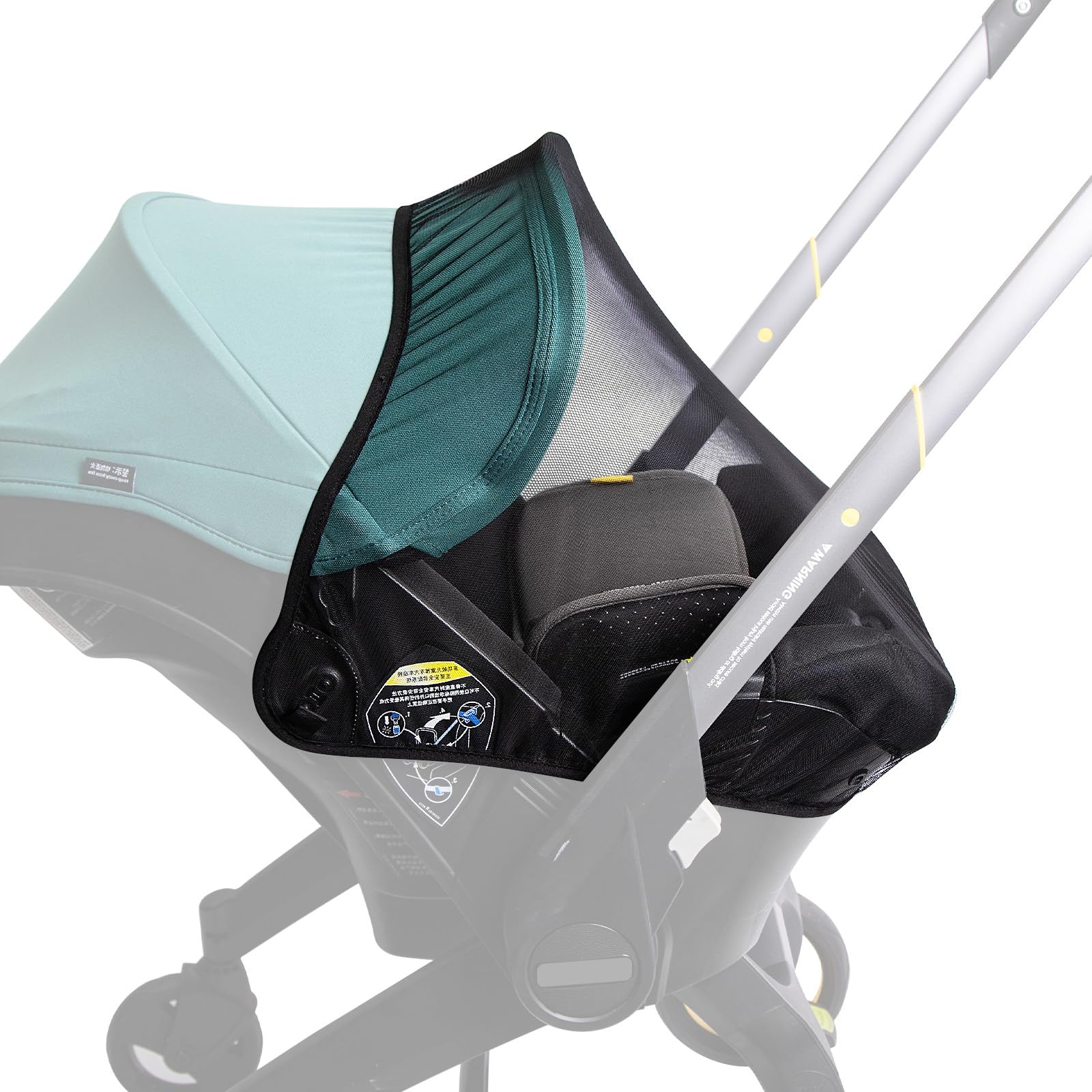 tripdaily mosquito net stroller-coverage provides full bug protection during strolls