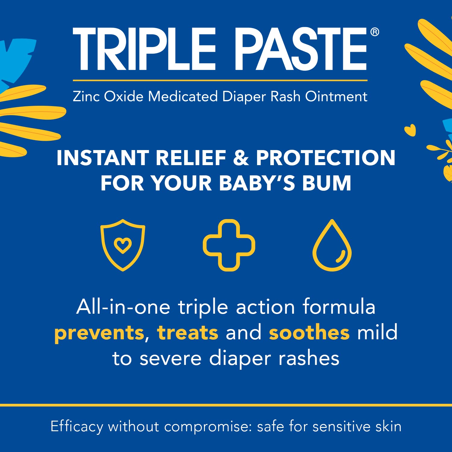 Triple Paste diaper cream application demonstrates easy, soothing use during diaper changes.