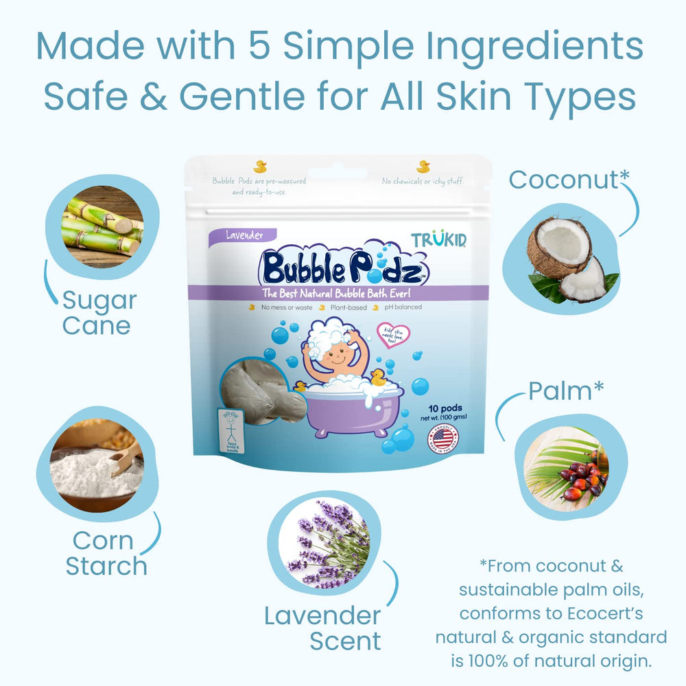 TruKid Bubble Podz USA-made formula emphasizes clean ingredients