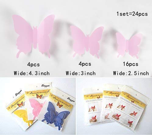 Trubetter butterfly-theme wall art perfect for girls' rooms and nurseries.