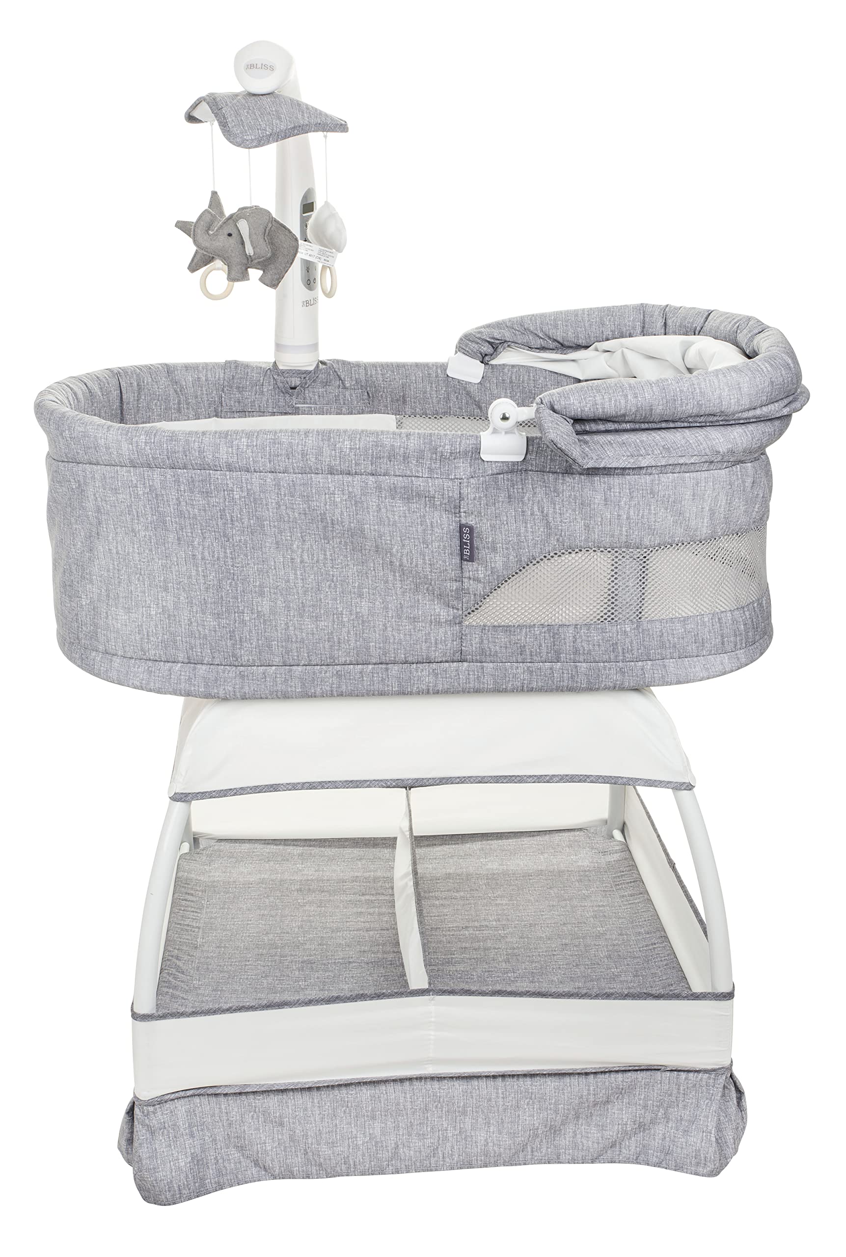 TruBliss secure design with deep sleeping area and breathable mesh sides