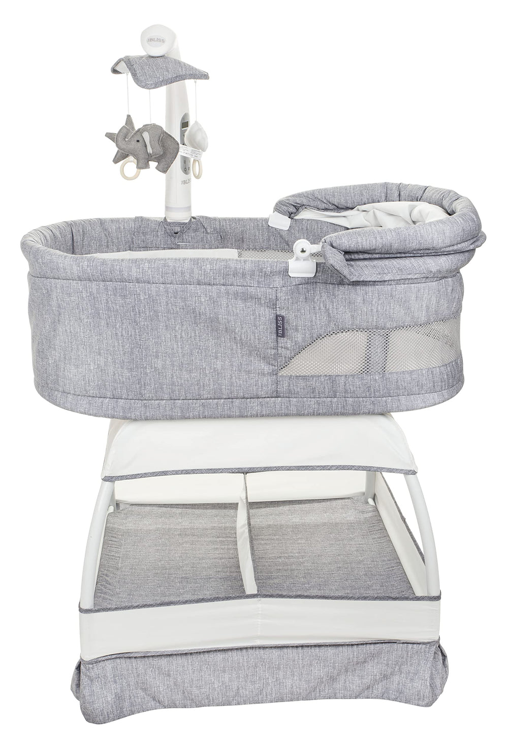 TruBliss secure design with deep sleeping area and breathable mesh sides