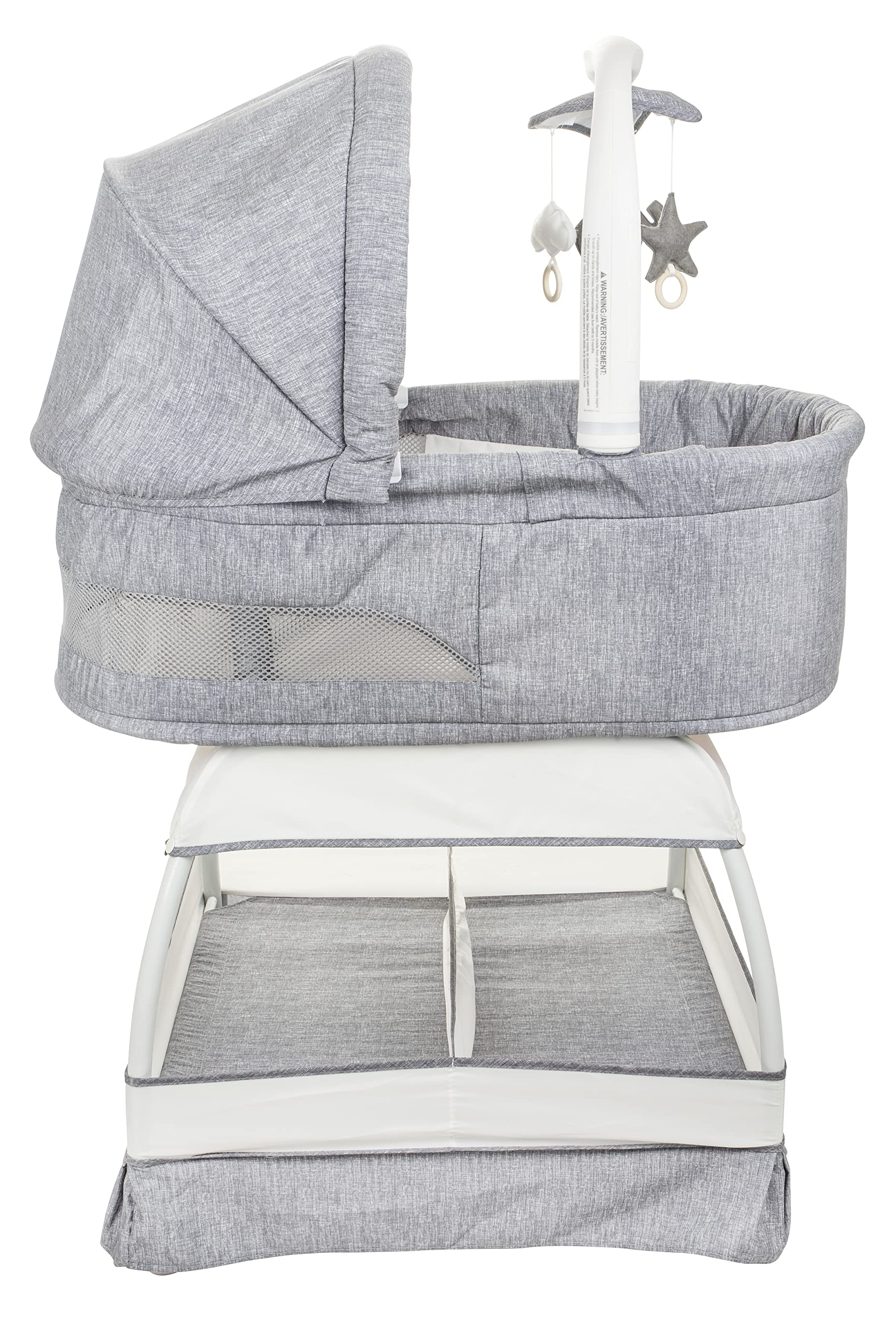 TruBliss deluxe bassinet vibration feature for gentle soothing