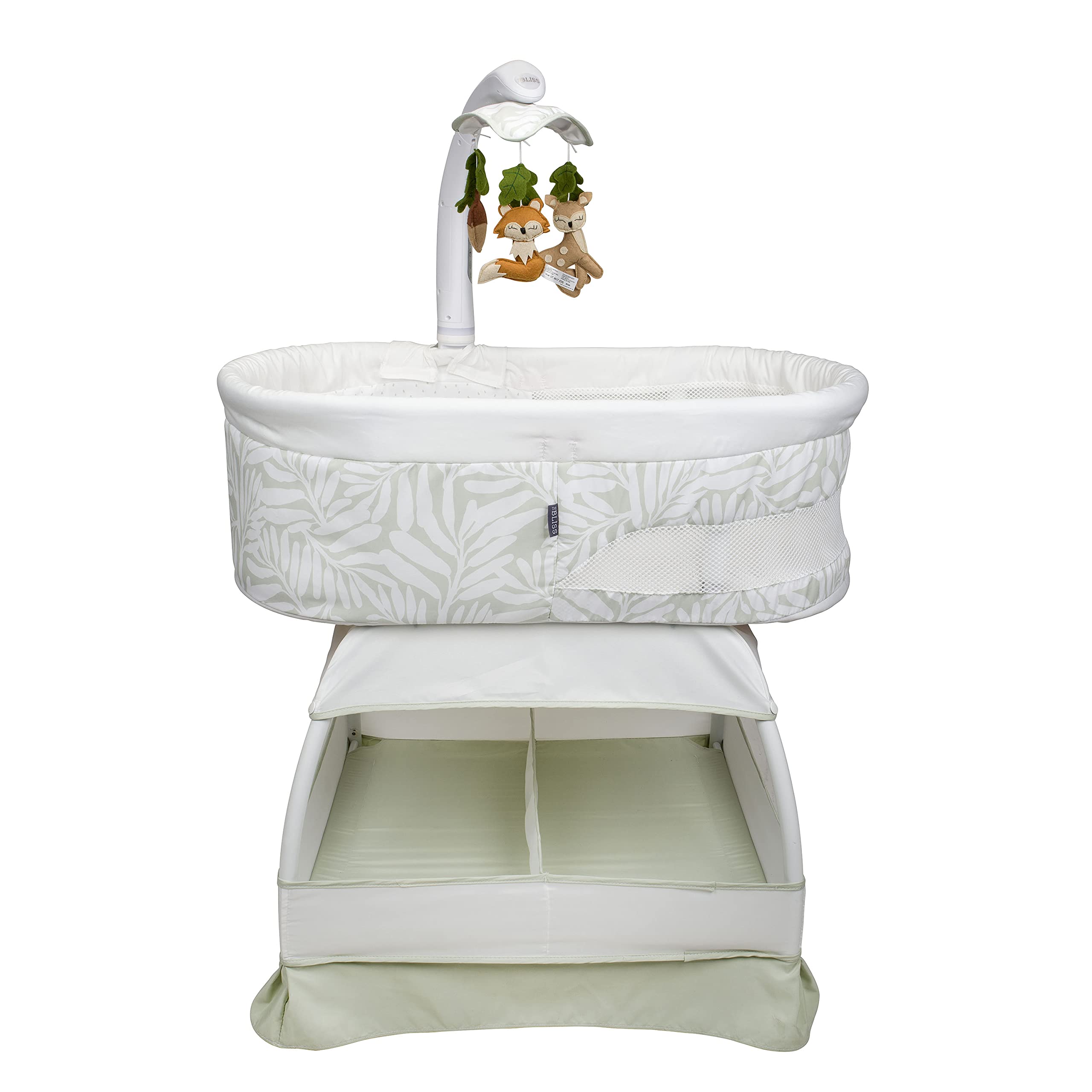 TruBliss Sweetli Calm mesh sides offer easy visibility for caregivers
