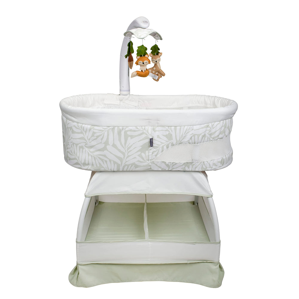 TruBliss Sweetli Calm mesh sides offer easy visibility for caregivers