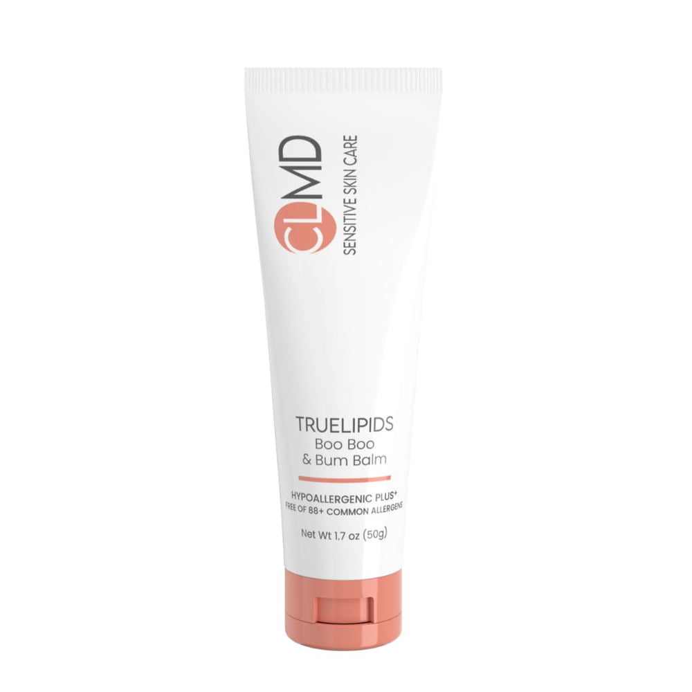 TrueLipids Boo-Boo & Bum Balm diaper rash application demonstrating soothing relief for baby skin