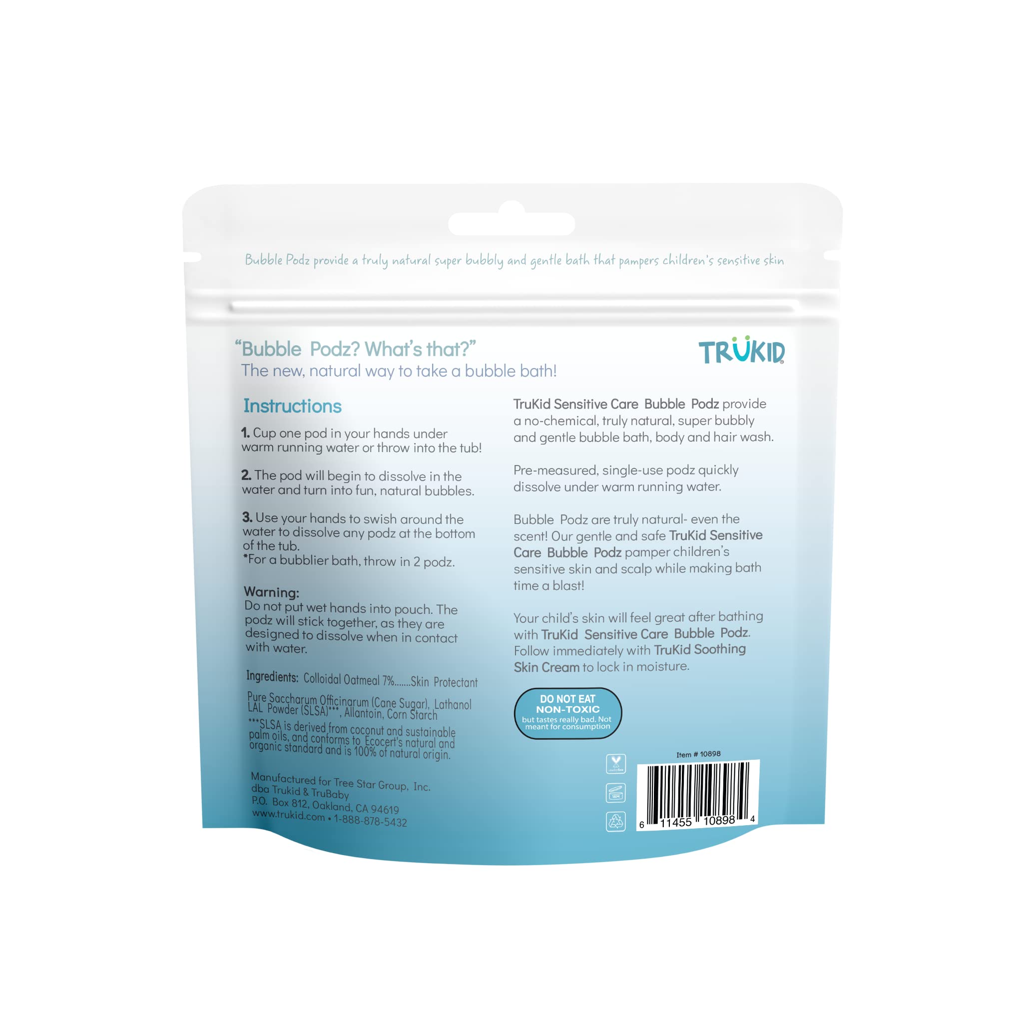 TruKid Bubble Podz family owned brand trusted since 2008 for kids bath care.