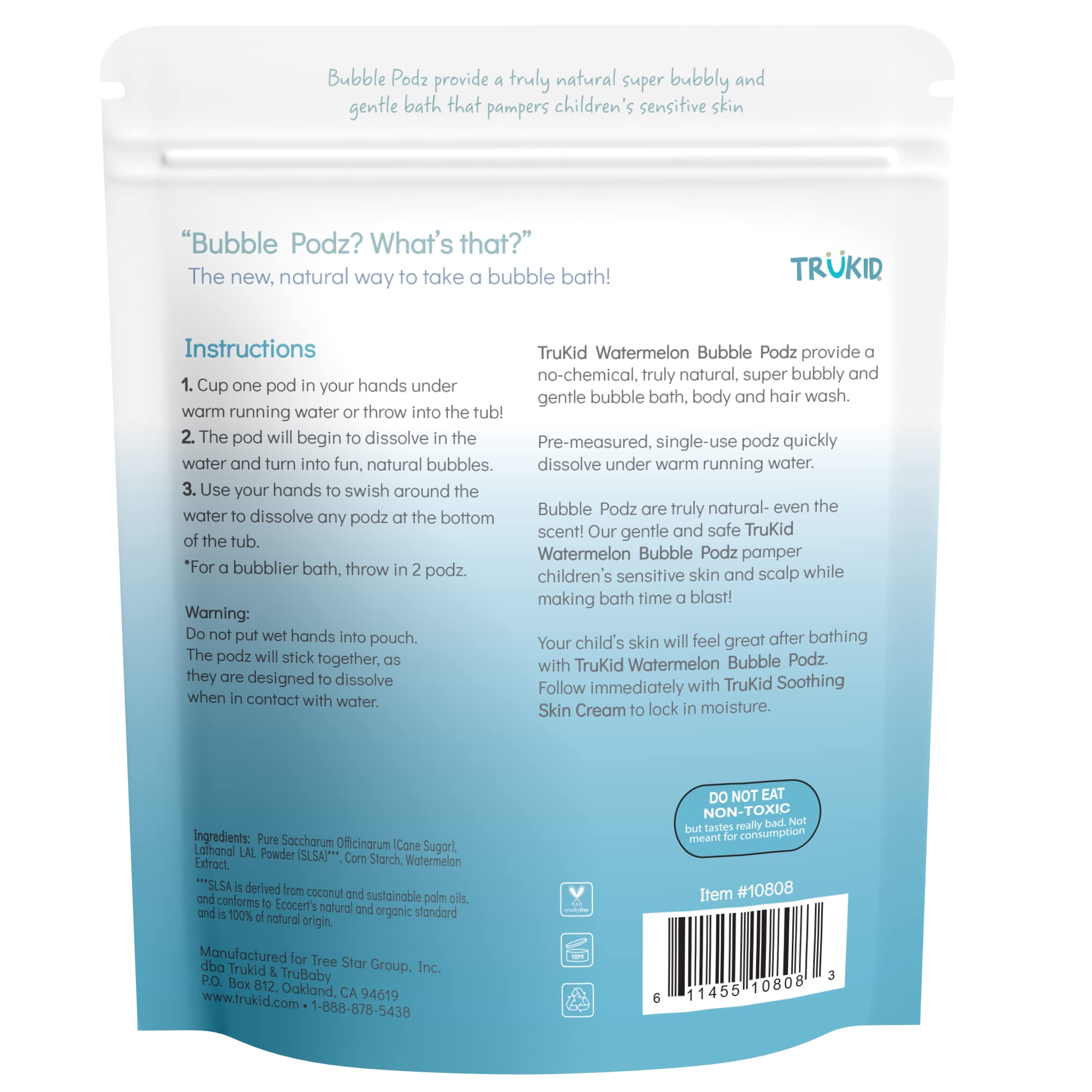 TruKid Bubble Podz trusted by families since 2008 for gentle baths.
