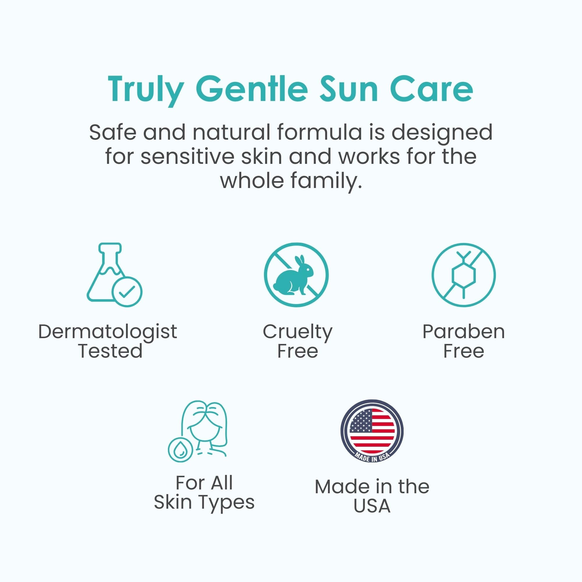 TruKid Easy On Mineral Sunscreen applied on face and body during outdoor play