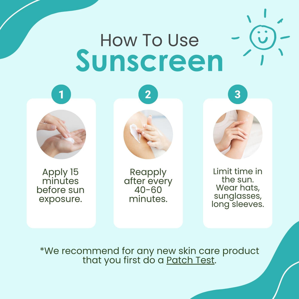 TruKid Easy On Mineral Sunscreen travel-size tube fits in a diaper bag