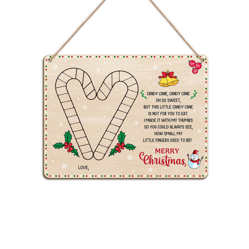 TRUMPETIC baby handprint keepsake display makes a thoughtful gift for family.