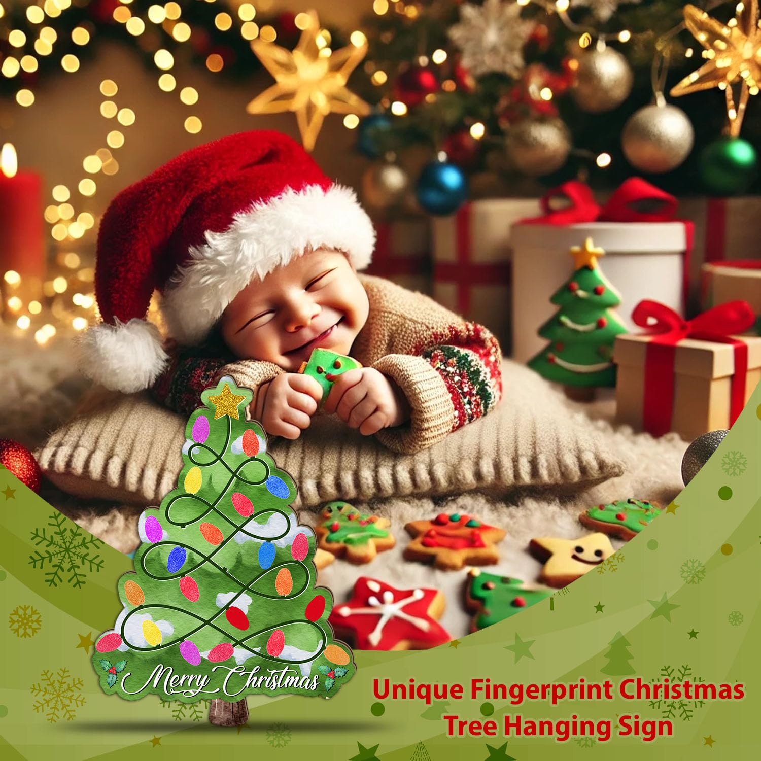 TRUMPETIC daddy handprint memory keepsake serves as versatile photo props.