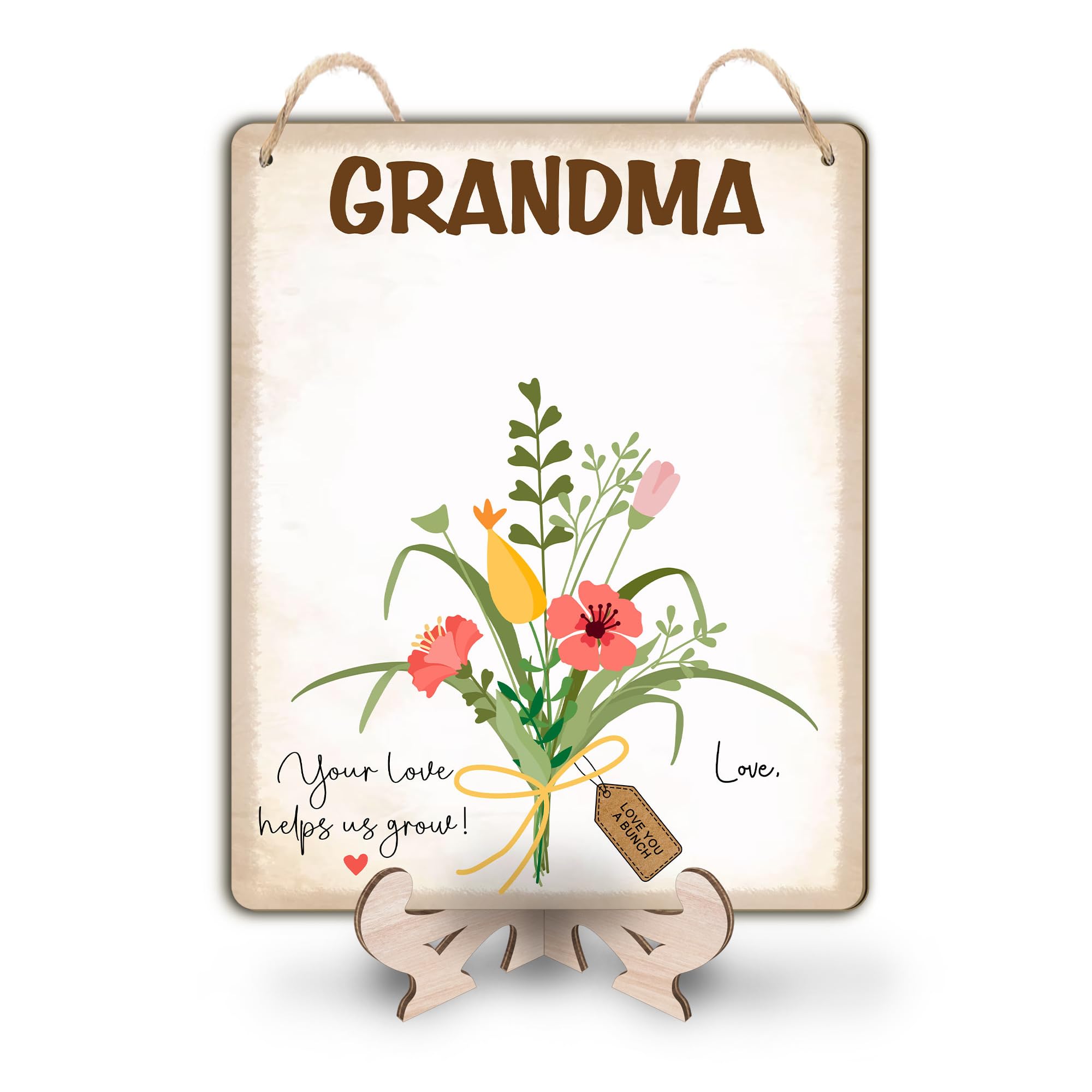 TRUMPETIC family decor item for home and school, celebrates growth and love