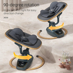 Trunellgea Trimigo 180-degree seat swivel keeps baby visible during routines