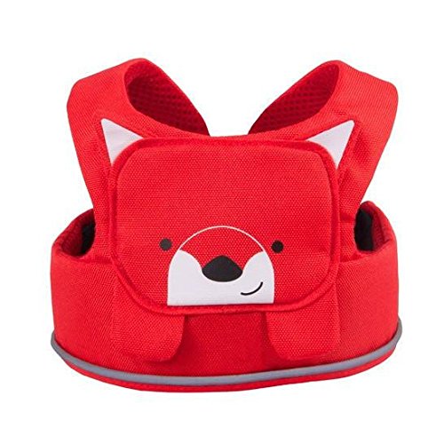 Trunki Felix Fox red Toddler Leash reflective details boost visibility at night