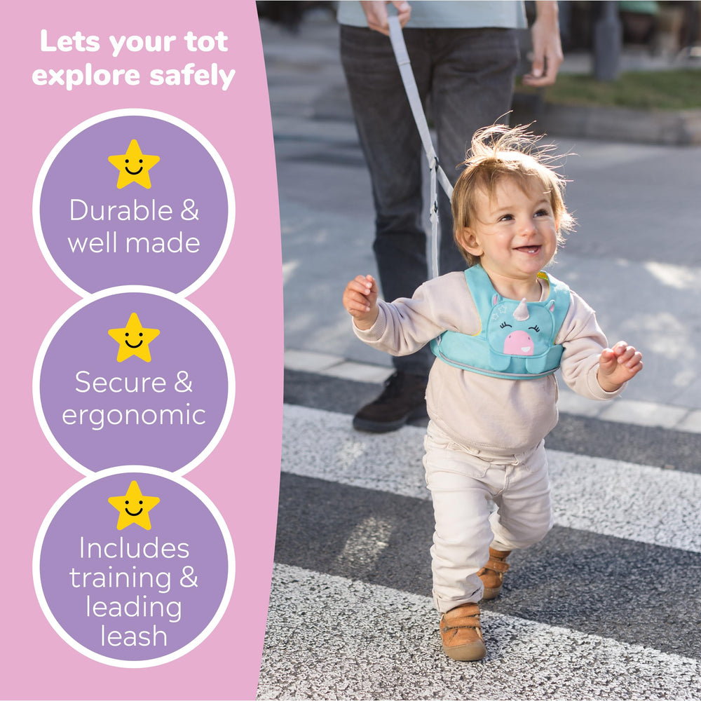 Trunki Una Unicorn training lead supports early steps.