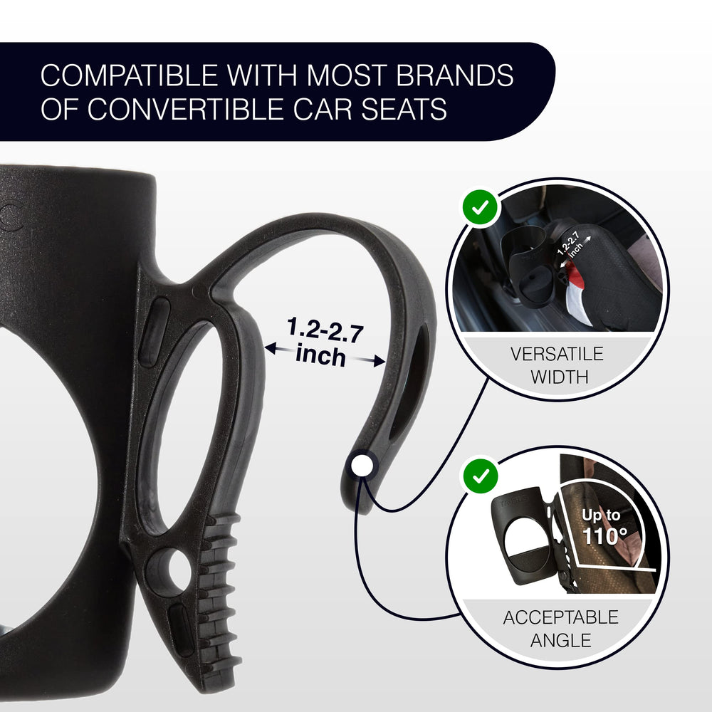 Trustic cup holder installation steps show quick tool-free mounting