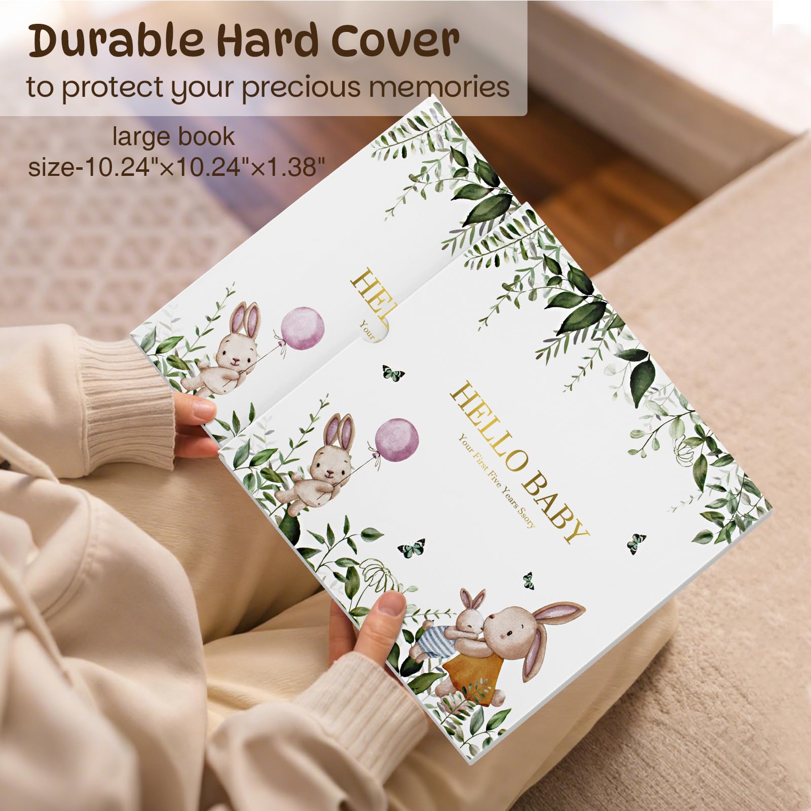 Trustnice baby memory book gift-ready packaging supports thoughtful baby shower gift.