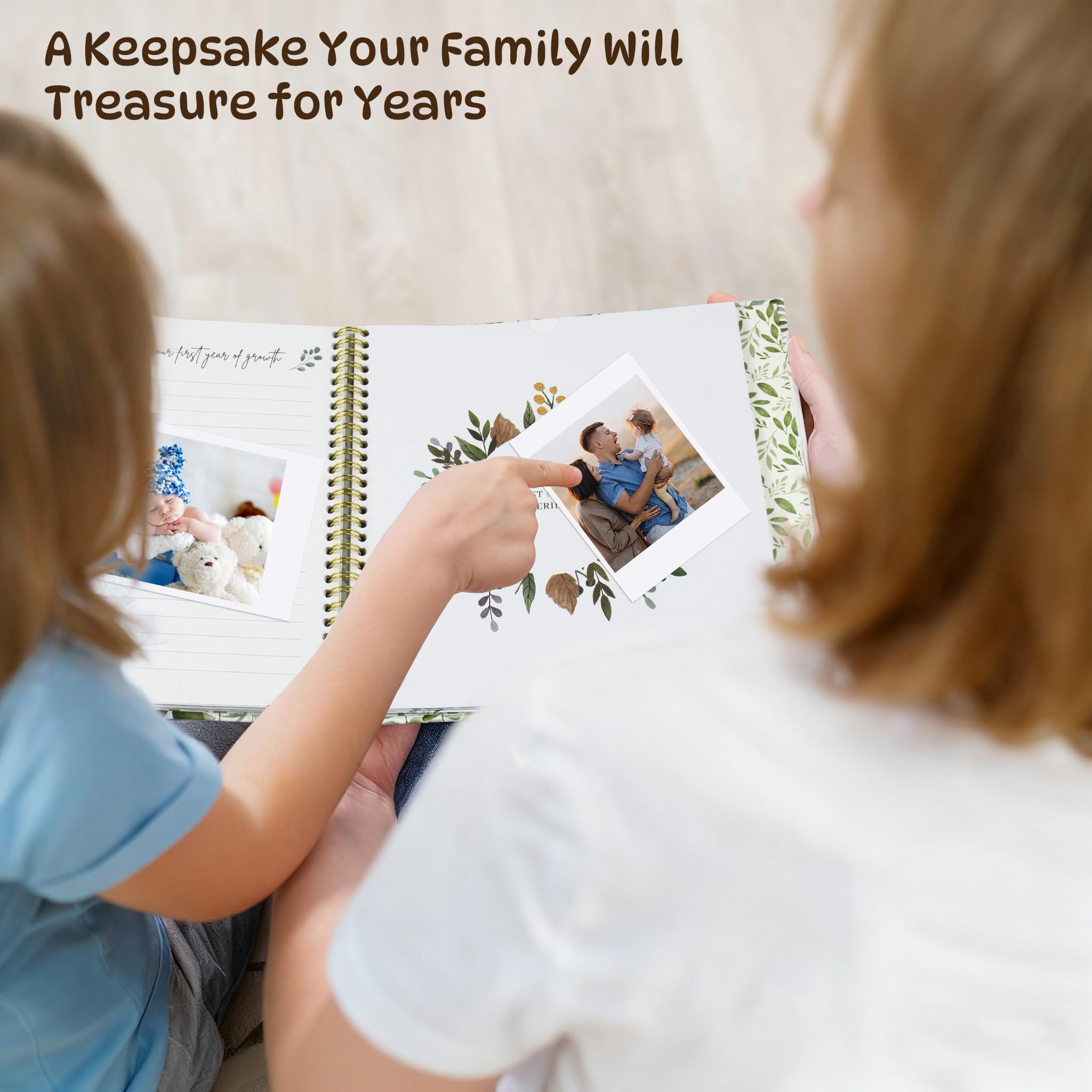 Trustnice baby memory book keepsake pocket hospital bracelet storage for keepsakes.