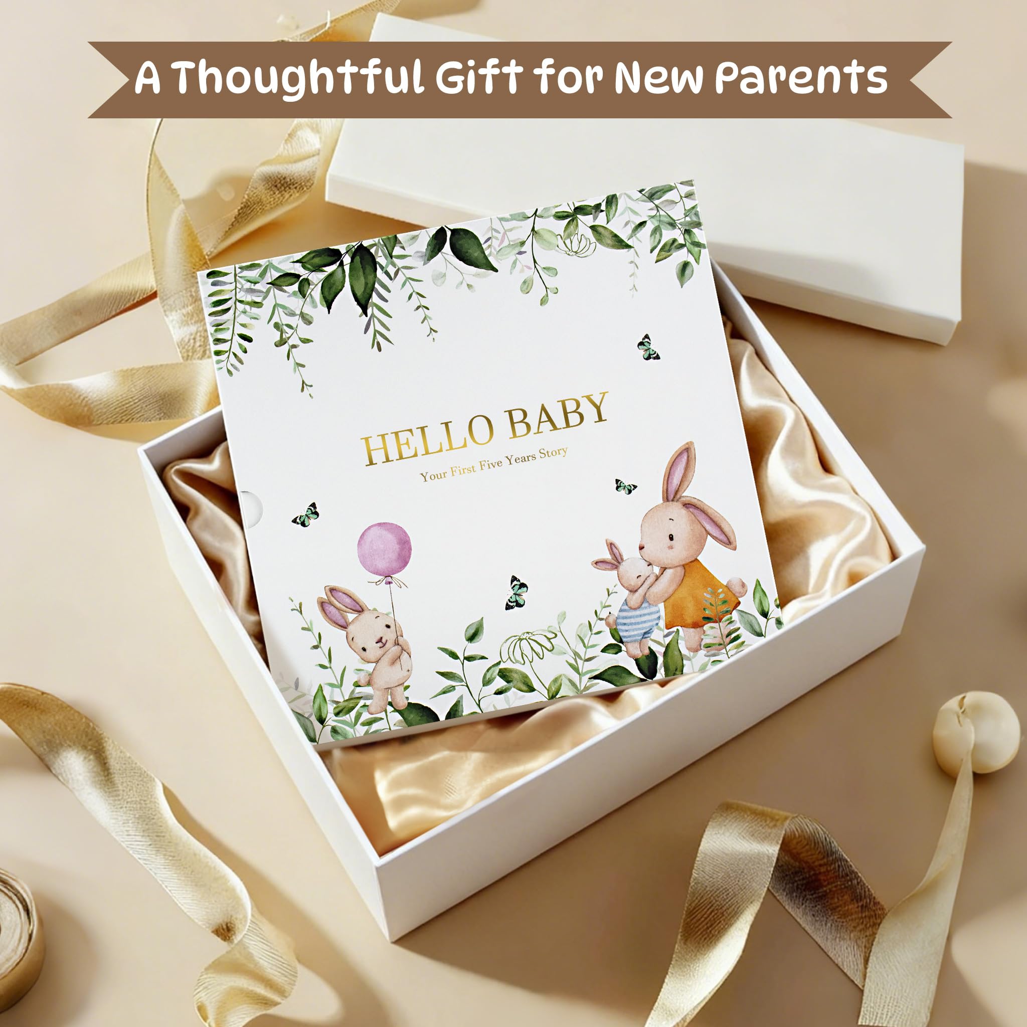 Trustnice baby memory book keepsake pocket ultrasound photo storage for precious memories.