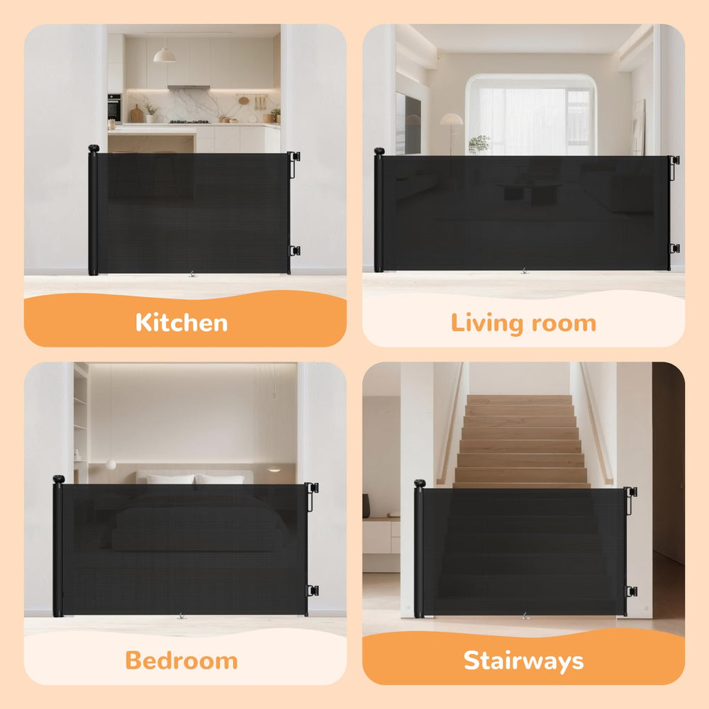Trustot baseboard-compatible gate highlights baseboard-friendly installation