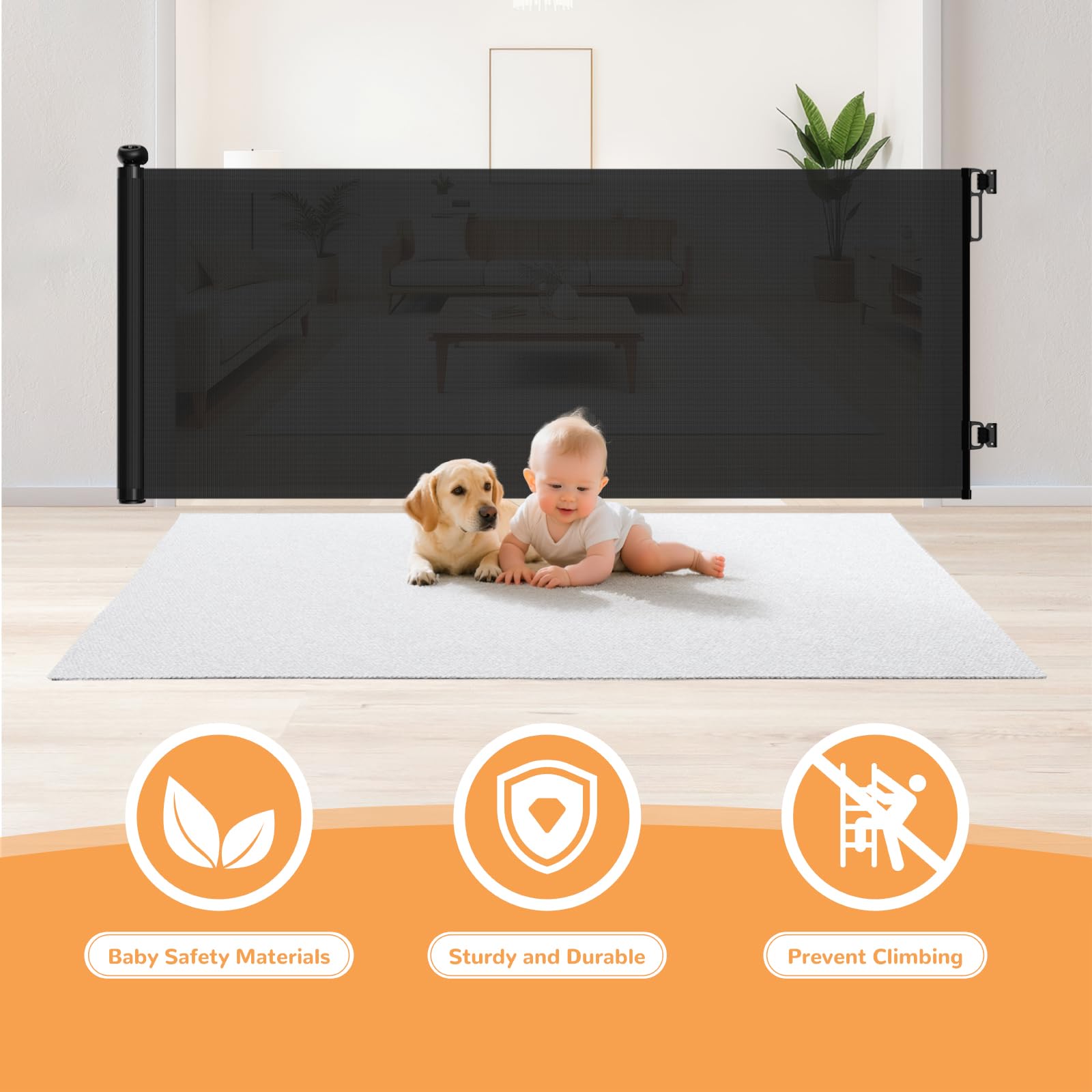 TrusTot bottom anti-climb hook feature helps prevent crawling
